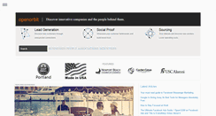 Desktop Screenshot of openorbit.com